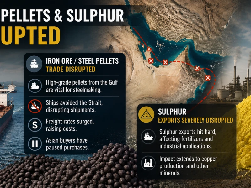 Iron Ore, Steel Pellets and Sulphur Supply Disruptions: What It Means for Global Metal Markets